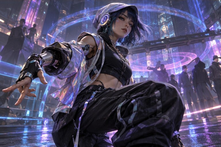 Street-dance android style reference
