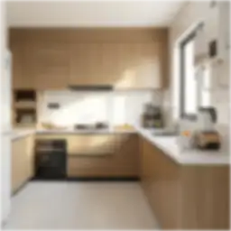 Kitchen image before AI upscaling
